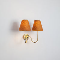 "Juno" Double Wall Light - Linen
