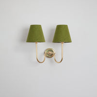 "Juno" Double Wall Light - Linen