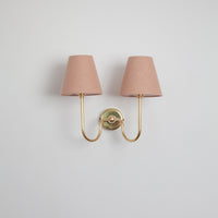 "Juno" Double Wall Light - Linen