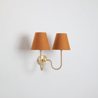 "Juno" Double Wall Light - Linen