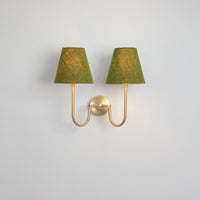 "Juno" Double Wall Light - Linen