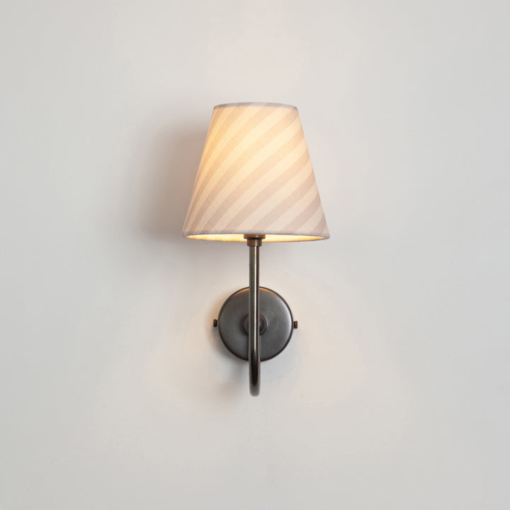 "Juno" Wall Light - Striped Linen