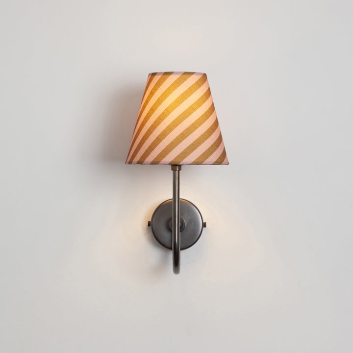"Juno" Wall Light - Striped Linen