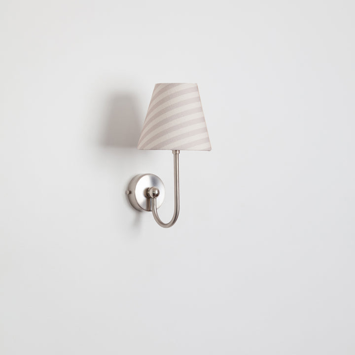 "Juno" Wall Light - Striped Linen