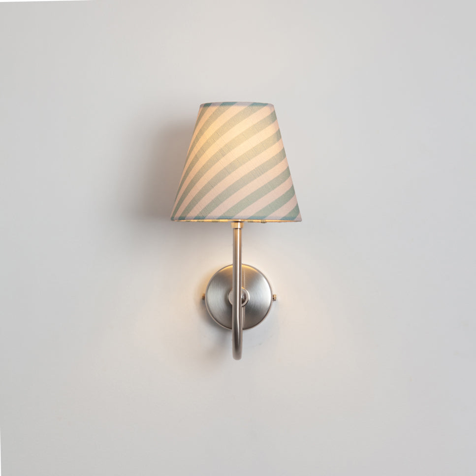 "Juno" Wall Light - Striped Linen