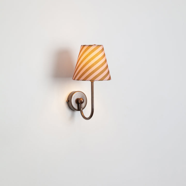 "Juno" Wall Light - Striped Linen