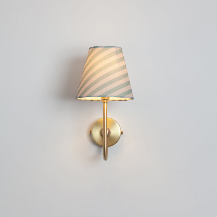 "Juno" Wall Light - Striped Linen