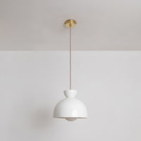 "Kinvara" Large Pendant Light - Bone China