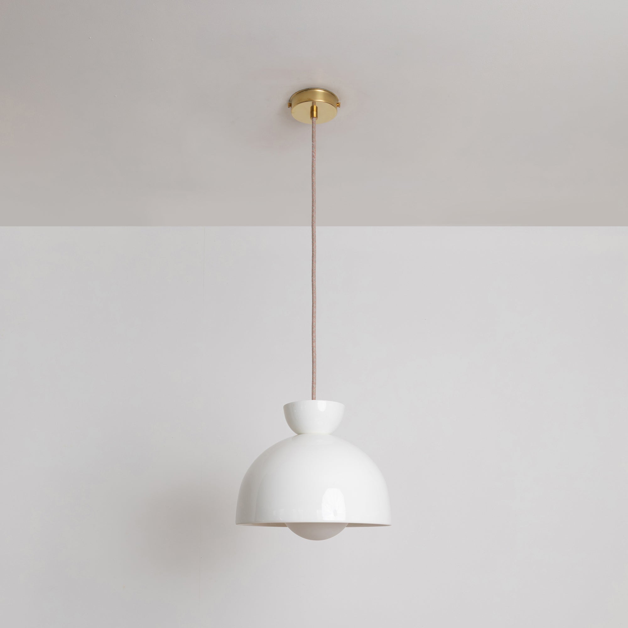 "Kinvara" Large Pendant Light - Bone China