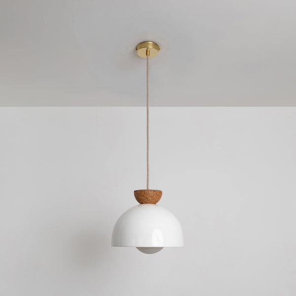 "Kinvara" Large Pendant Light - Bone China