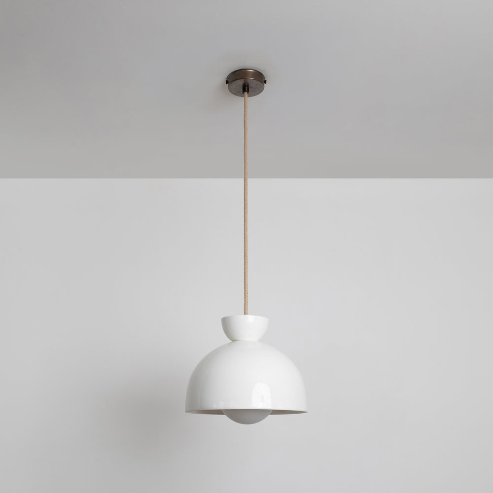 "Kinvara" Large Pendant Light - Bone China