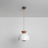 "Kinvara" Large Pendant Light - Bone China