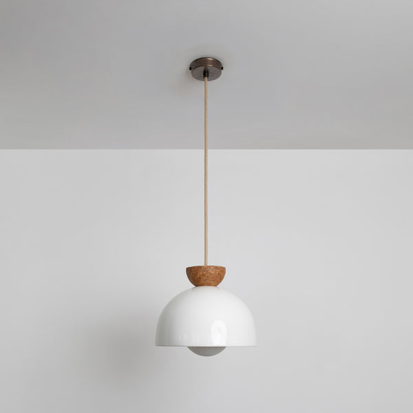 "Kinvara" Large Pendant Light - Bone China