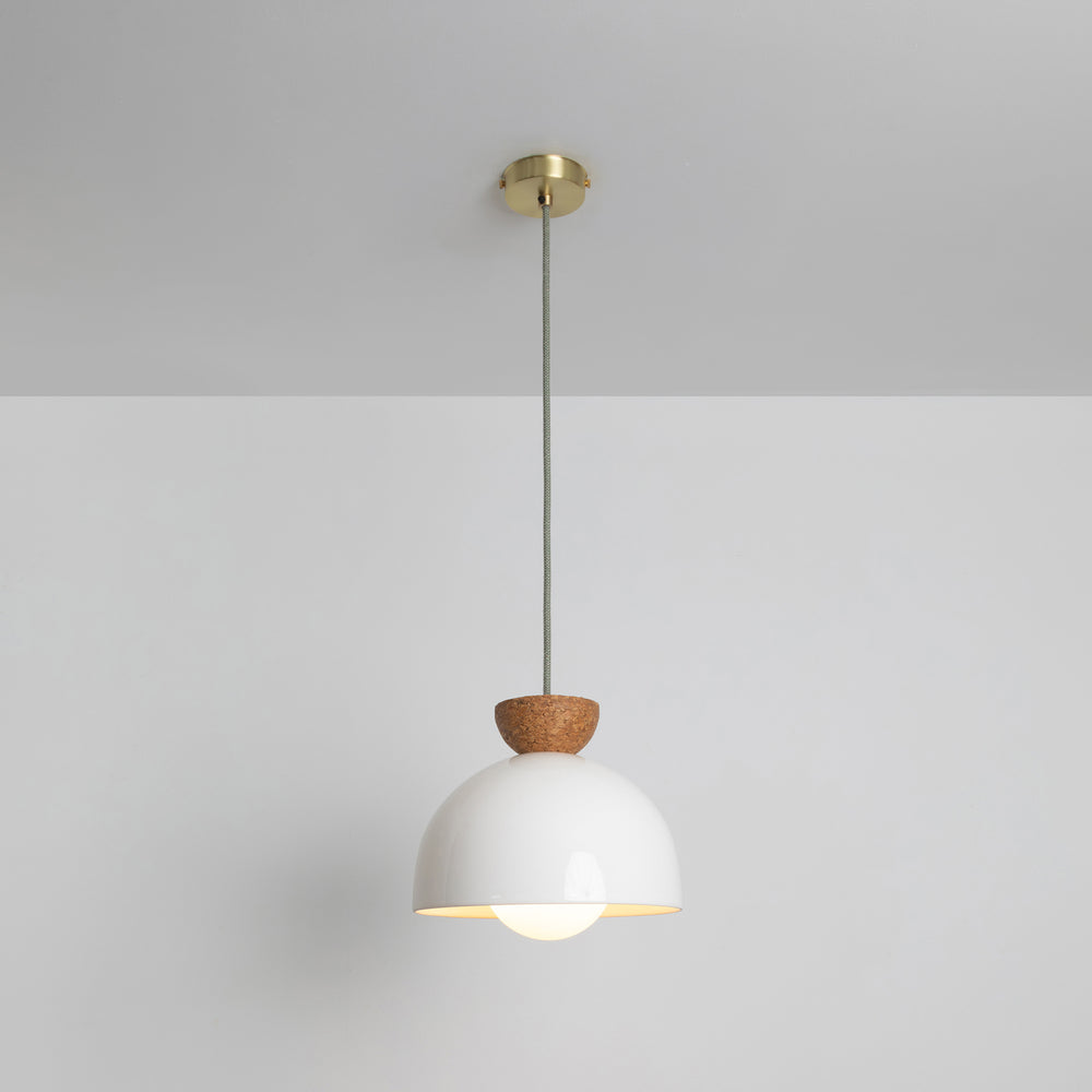"Kinvara" Large Pendant Light - Bone China