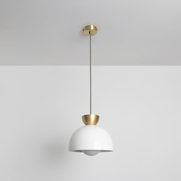 "Kinvara" Large Pendant Light - Bone China