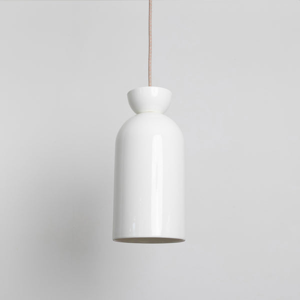 "Kinvara" Long Pendant Light - Bone China