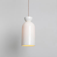 "Kinvara" Long Pendant Light - Bone China
