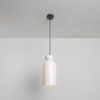 "Kinvara" Long Pendant Light - Bone China