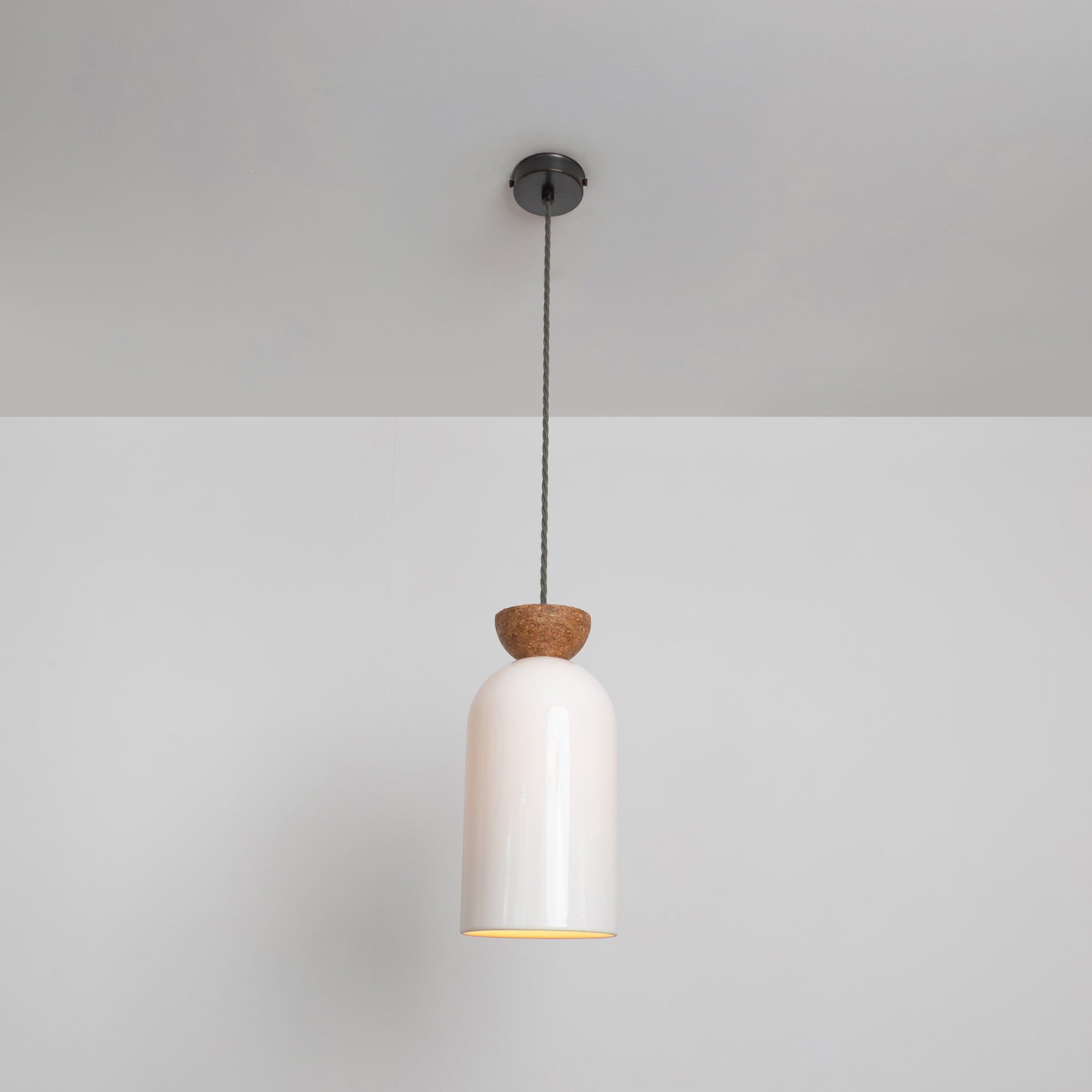 "Kinvara" Long Pendant Light - Bone China
