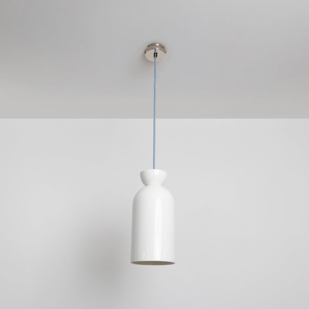 "Kinvara" Long Pendant Light - Bone China