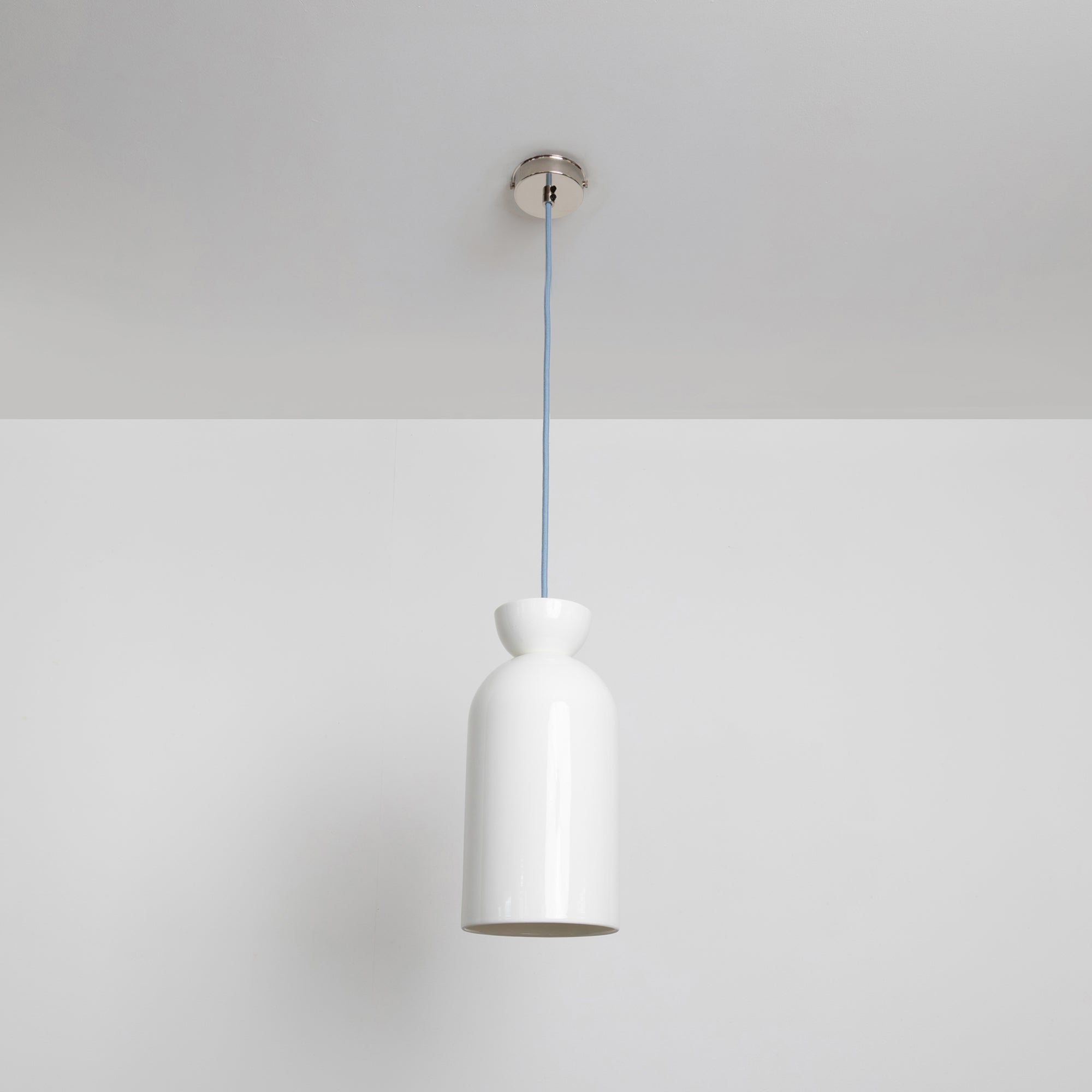 "Kinvara" Long Pendant Light - Bone China