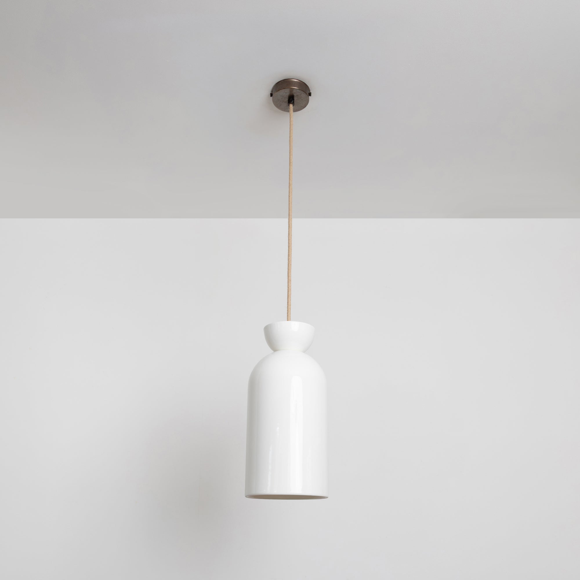 "Kinvara" Long Pendant Light - Bone China