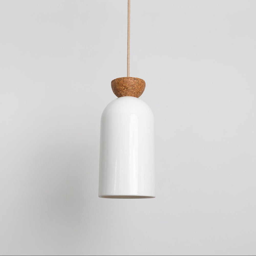 "Kinvara" Long Triple Drop Pendant - Bone China