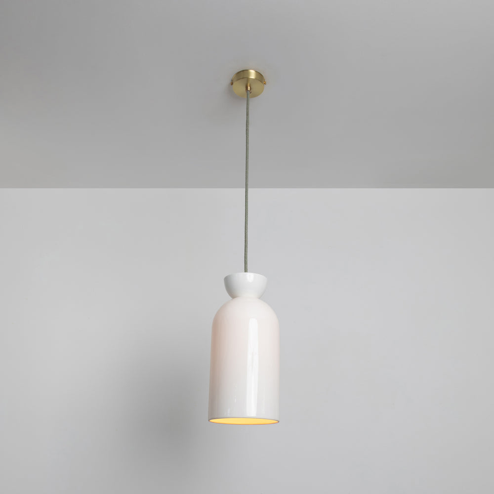 "Kinvara" Long Pendant Light - Bone China