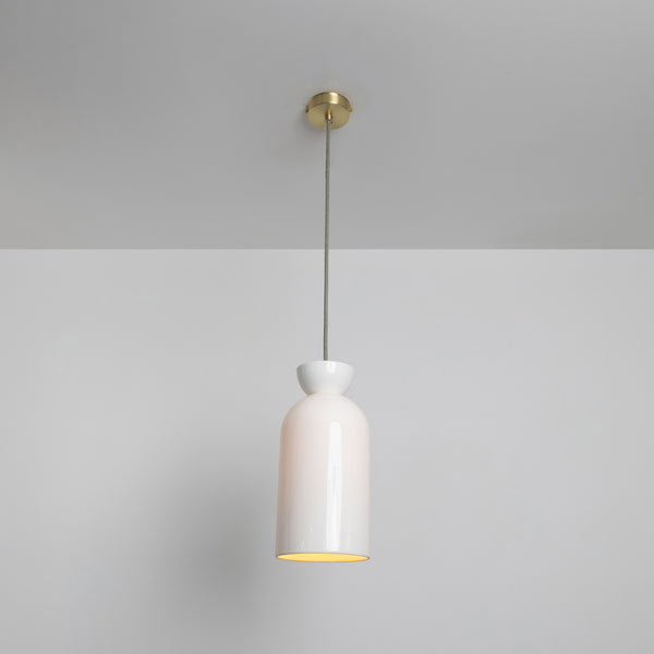 "Kinvara" Long Pendant Light - Bone China