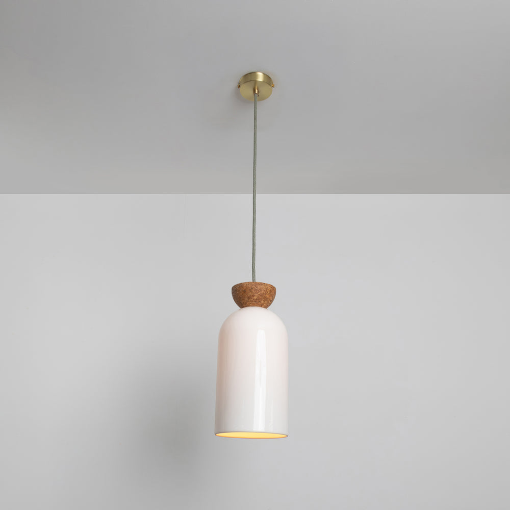"Kinvara" Long Pendant Light - Bone China