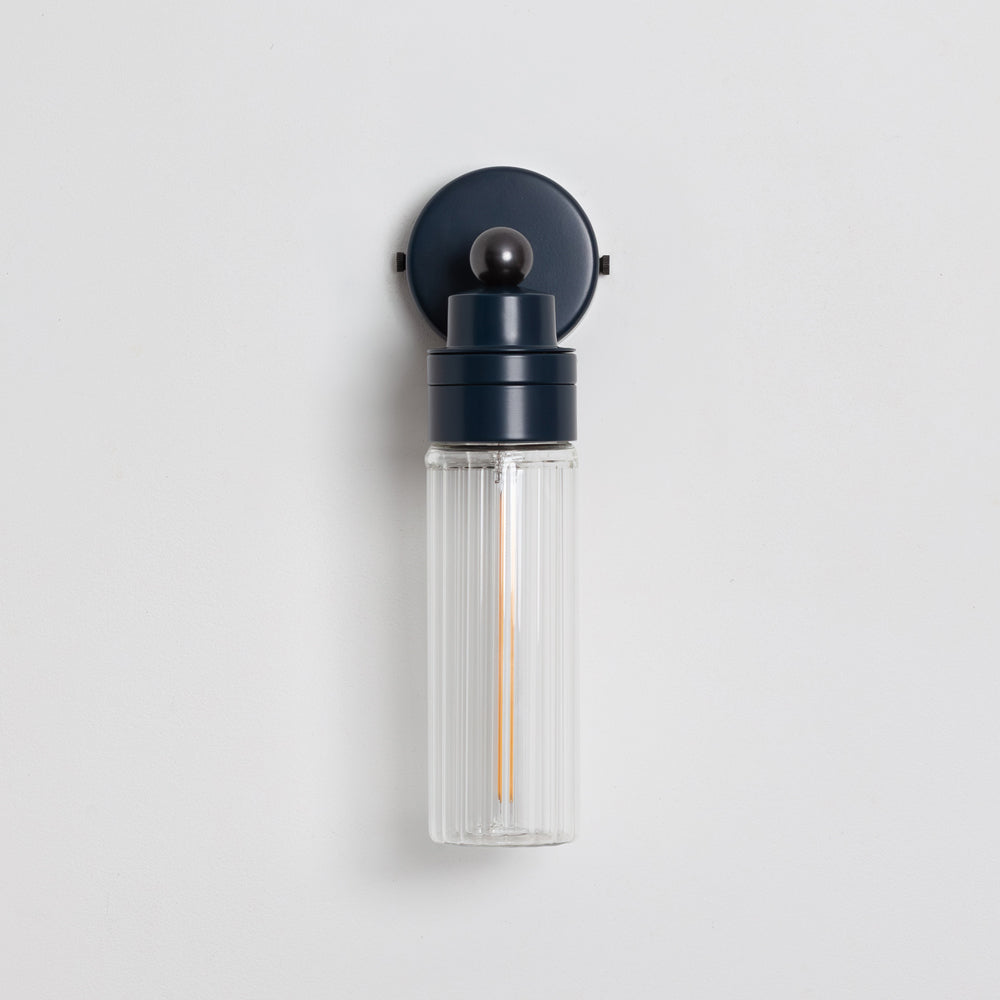 "Lyra" Wall Light - Fluted Glass