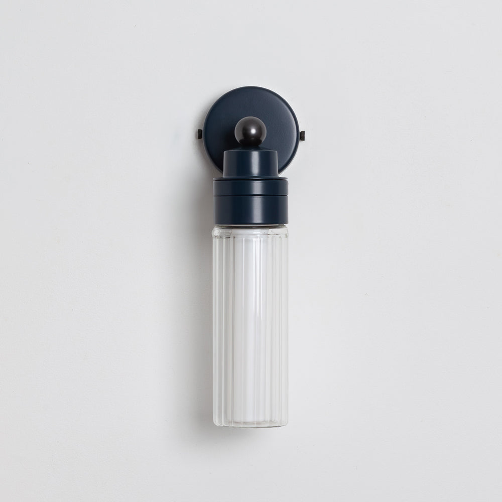 "Lyra" Wall Light - Fluted Glass