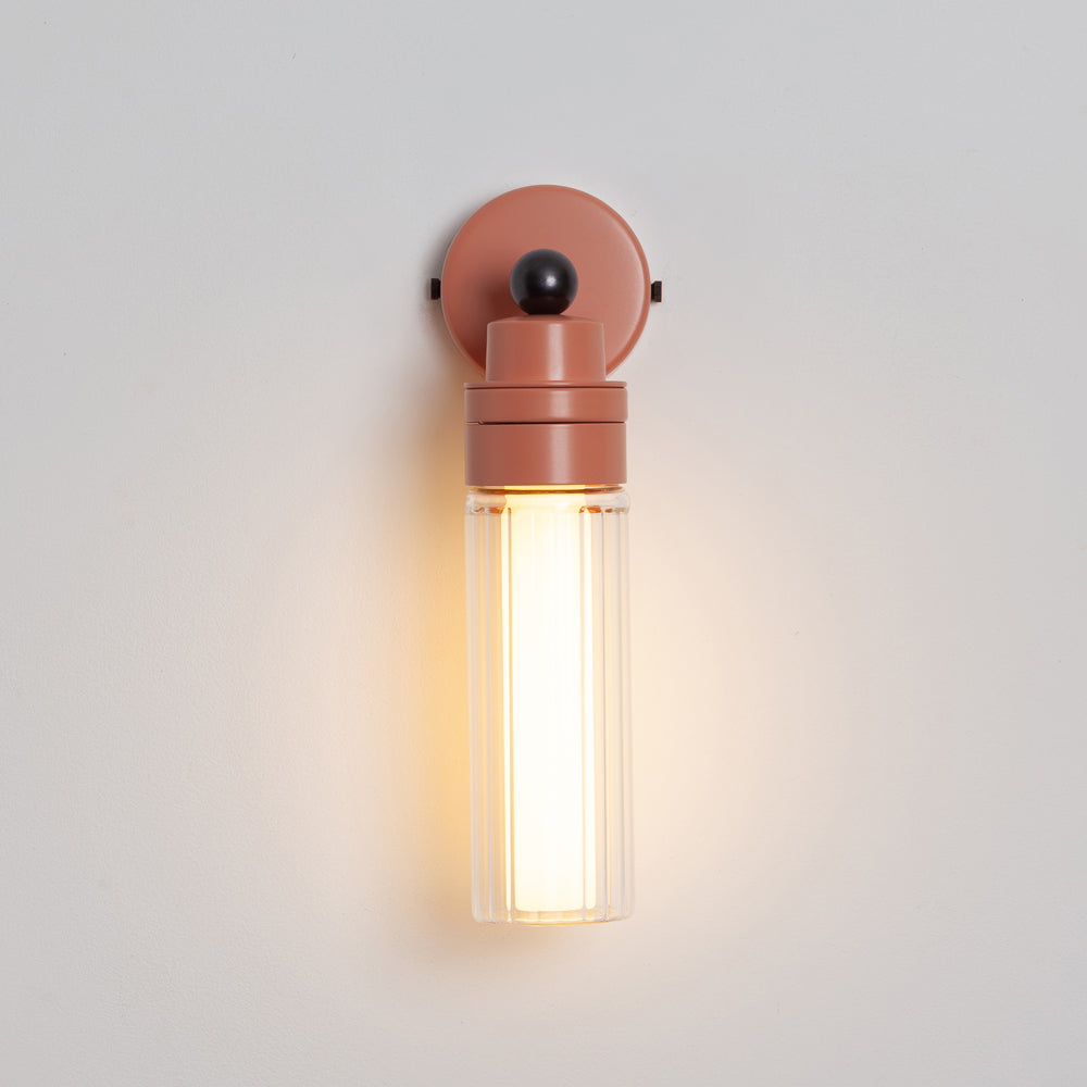 "Lyra" Wall Light - Fluted Glass