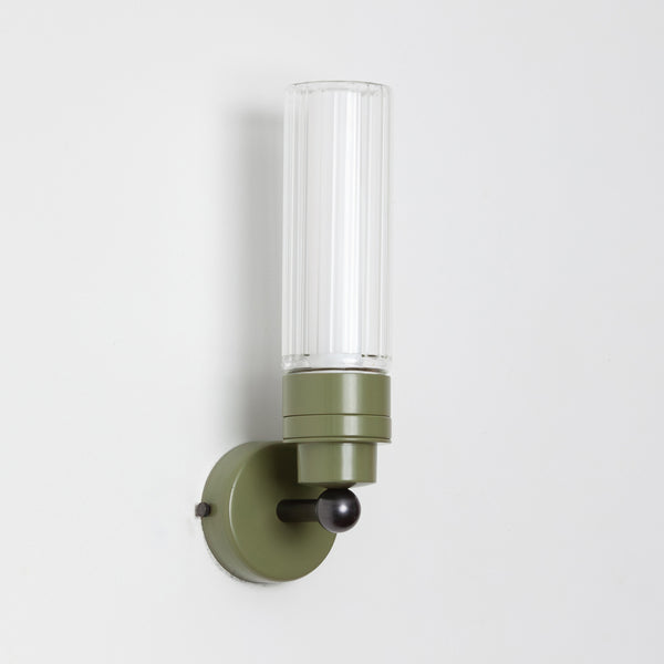 "Lyra" Wall Light - Fluted Glass