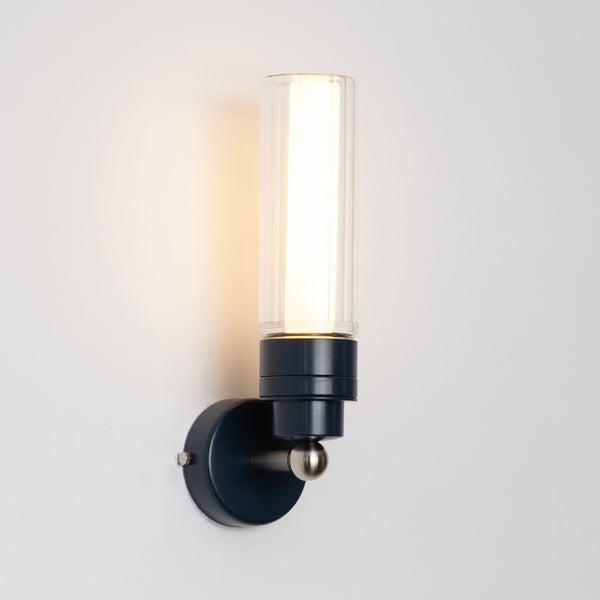 "Lyra" Wall Light - Fluted Glass