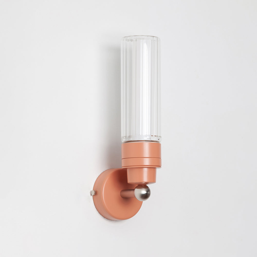 "Lyra" Wall Light - Fluted Glass
