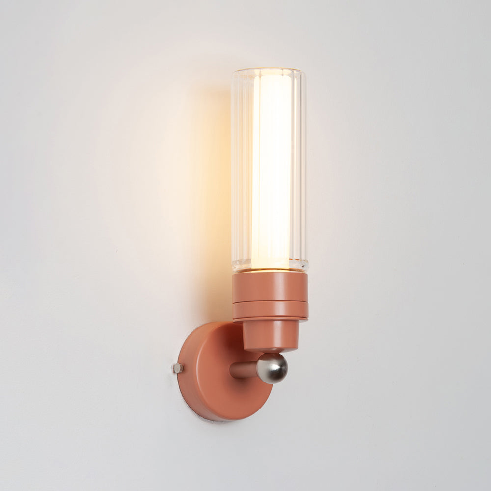 "Lyra" Wall Light - Fluted Glass