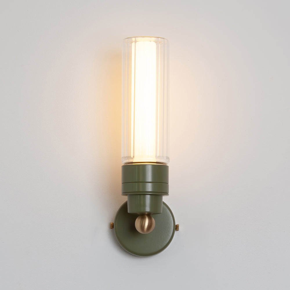 "Lyra" Wall Light - Fluted Glass