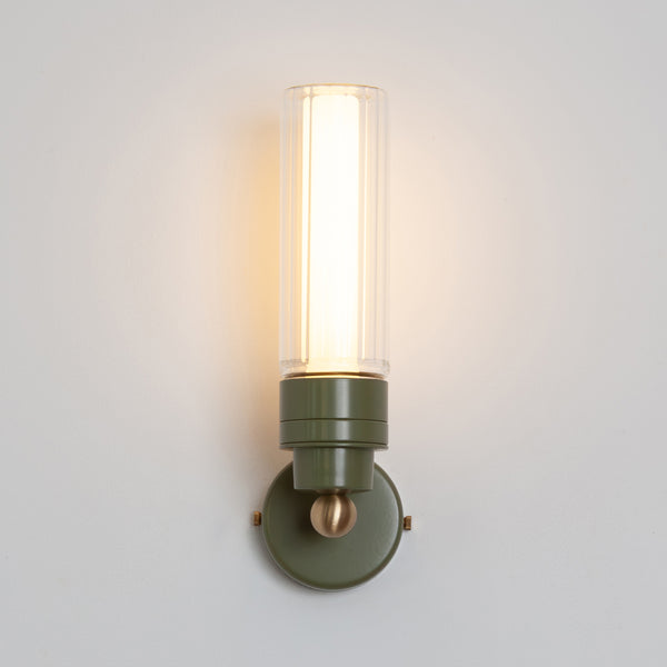 "Lyra" Wall Light - Fluted Glass