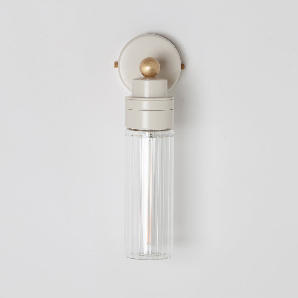 "Lyra" Wall Light - Fluted Glass