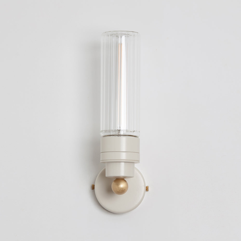 "Lyra" Wall Light - Fluted Glass