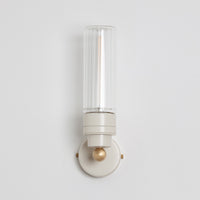 "Lyra" Wall Light - Fluted Glass