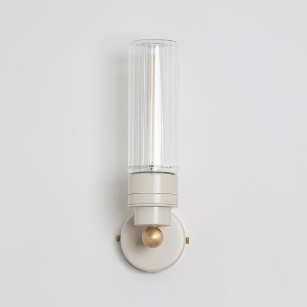 "Lyra" Wall Light - Fluted Glass