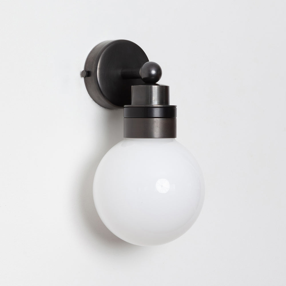 "Lyra" Wall Light - Opal Globe