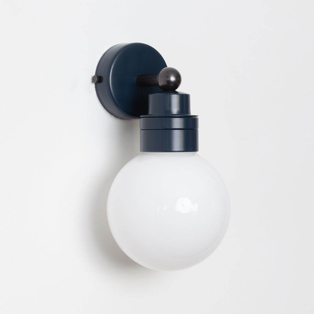 "Lyra" Wall Light - Opal Globe