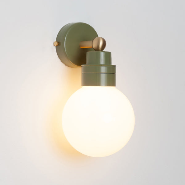 "Lyra" Wall Light - Opal Globe