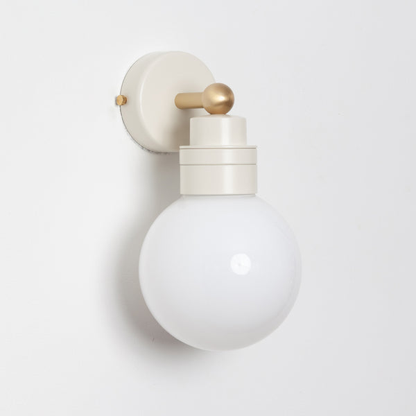 "Lyra" Wall Light - Opal Globe