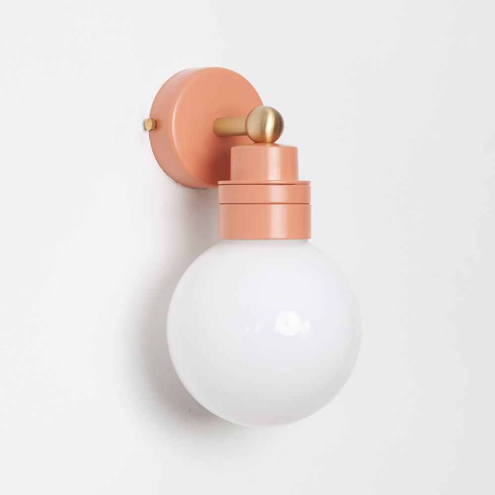 "Lyra" Wall Light - Opal Globe