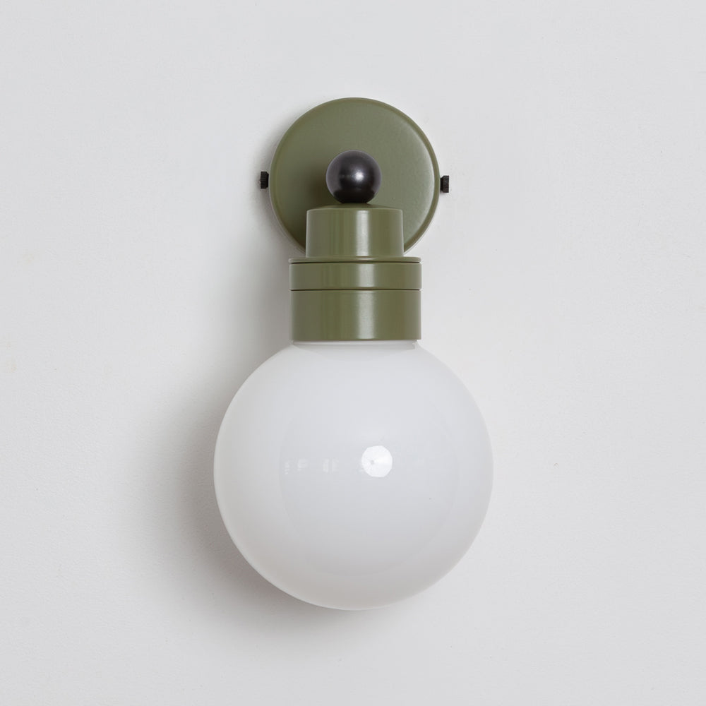 "Lyra" Wall Light - Opal Globe