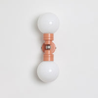 "Lyra" Double Wall Light - Opal Globe